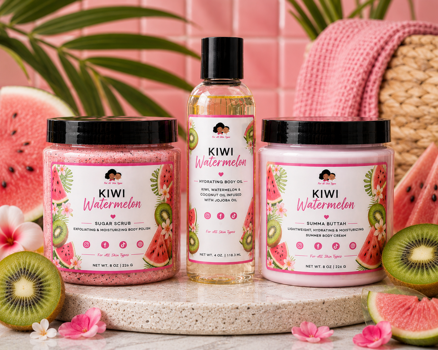 Kiwi 🥝 Watermelon 🍉 Glow Summer Bundle