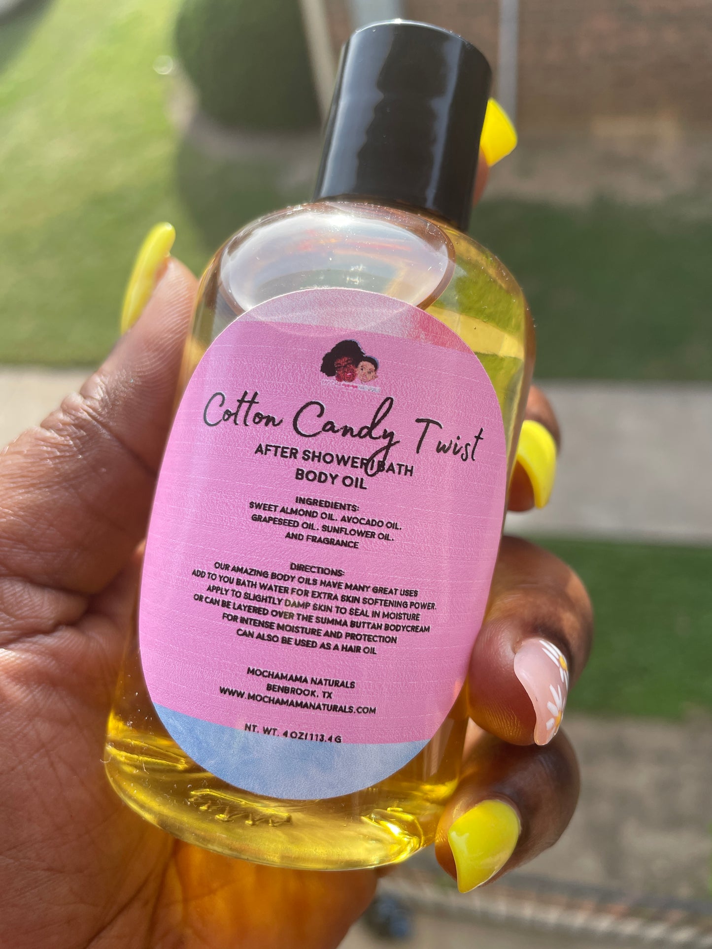 Cotton Candy Twist After shower/bath Body oil