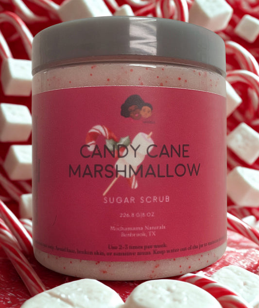 Candy Cane Marshmallow Sugar Scrub