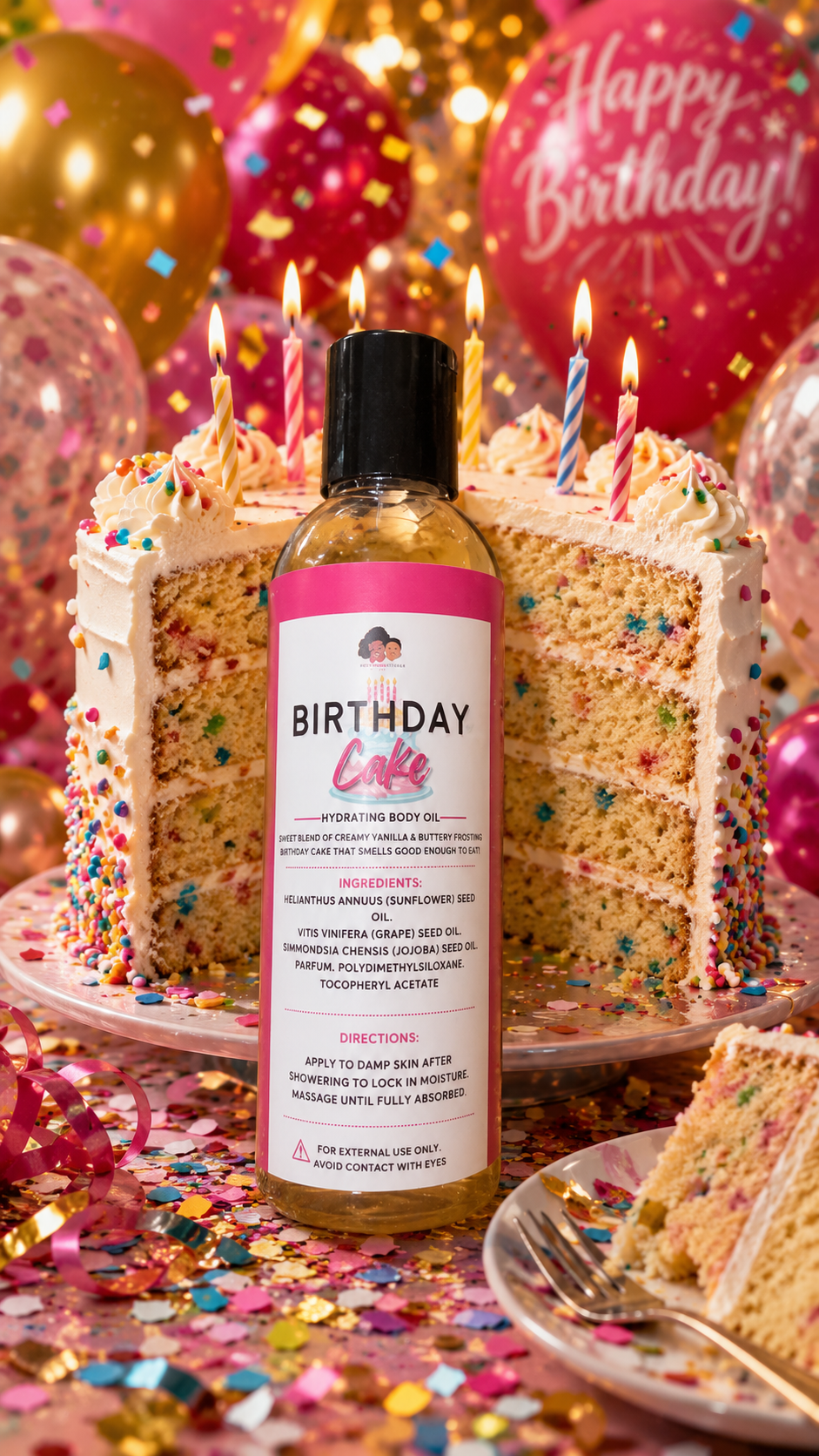 Birthday Cake Hydrating Body Oil
