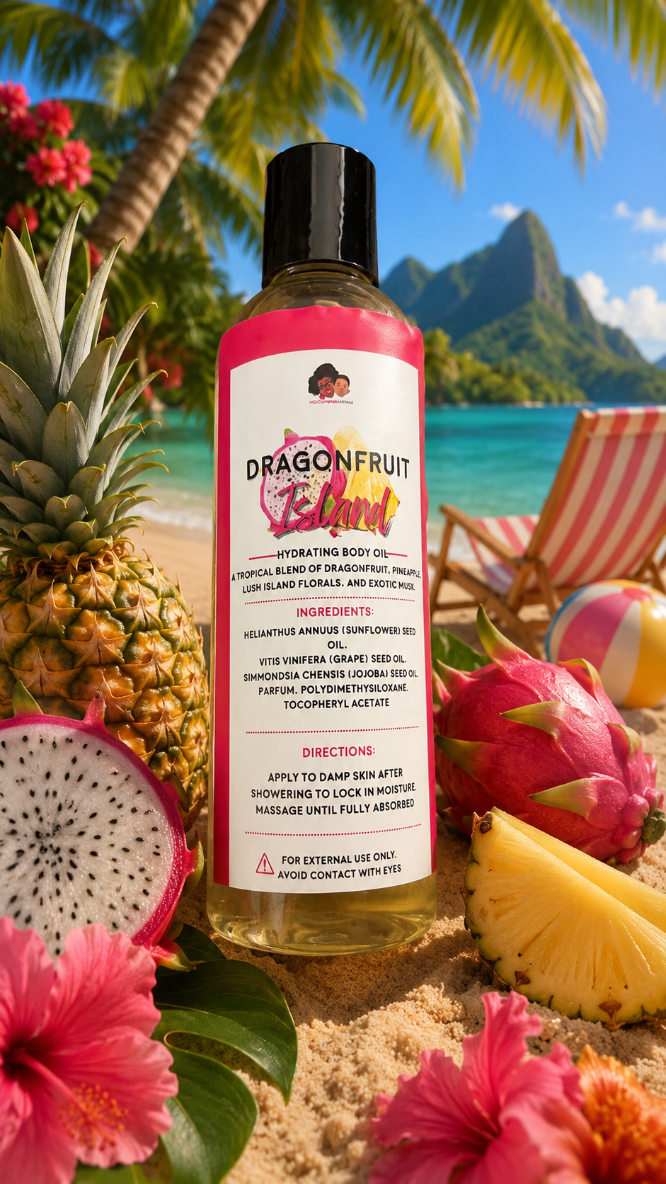 Dragonfruit Island Hydrating Body Oil