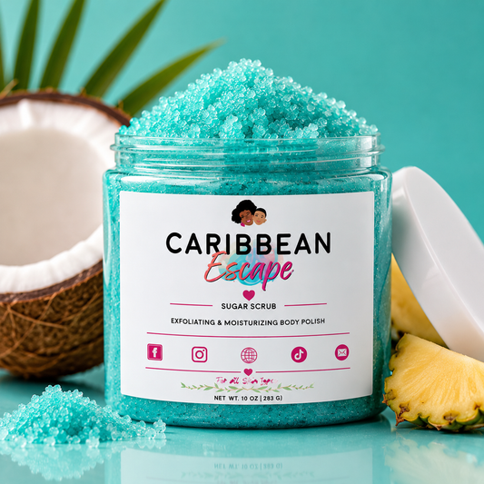 Caribbean Escape Sugar Scrub🏝️🍍🥥
