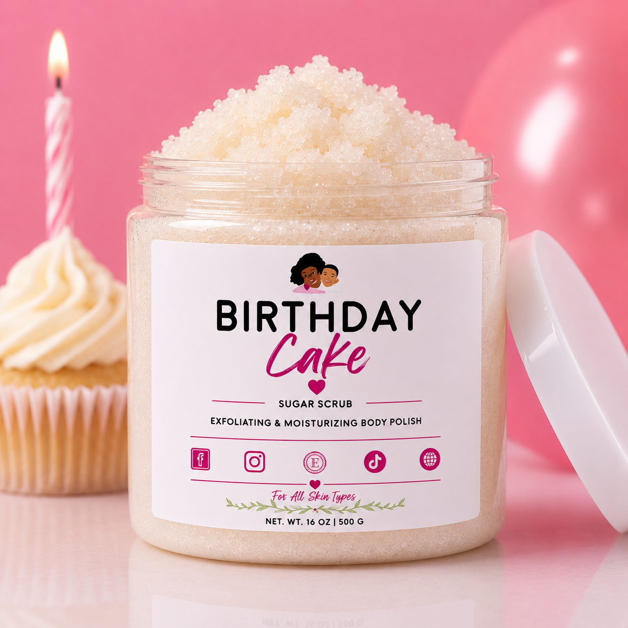 Birthday Cake Sugar Scrub 🎂✨