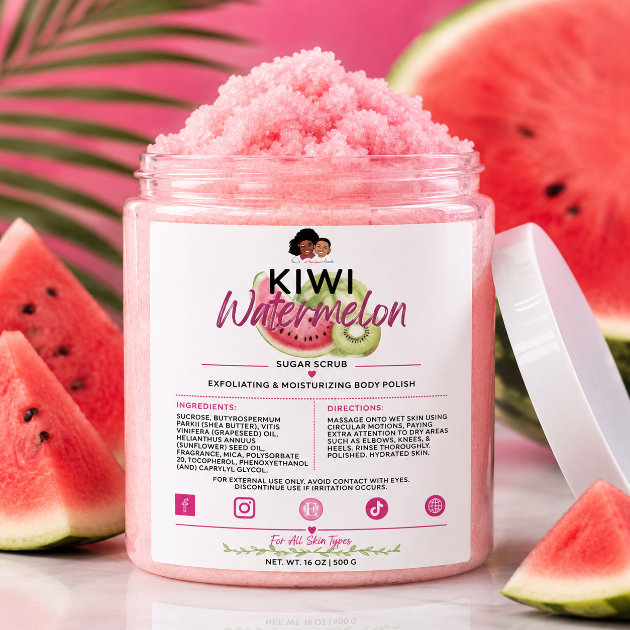 Kiwi Watermelon Sugar Scrub 🍉🥝