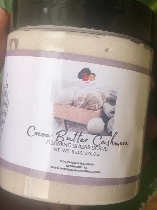 Cocoa Butter Cashmere Whipped Foaming Sugar Scrub